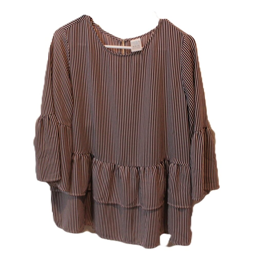 Time & Tru Striped Blouse